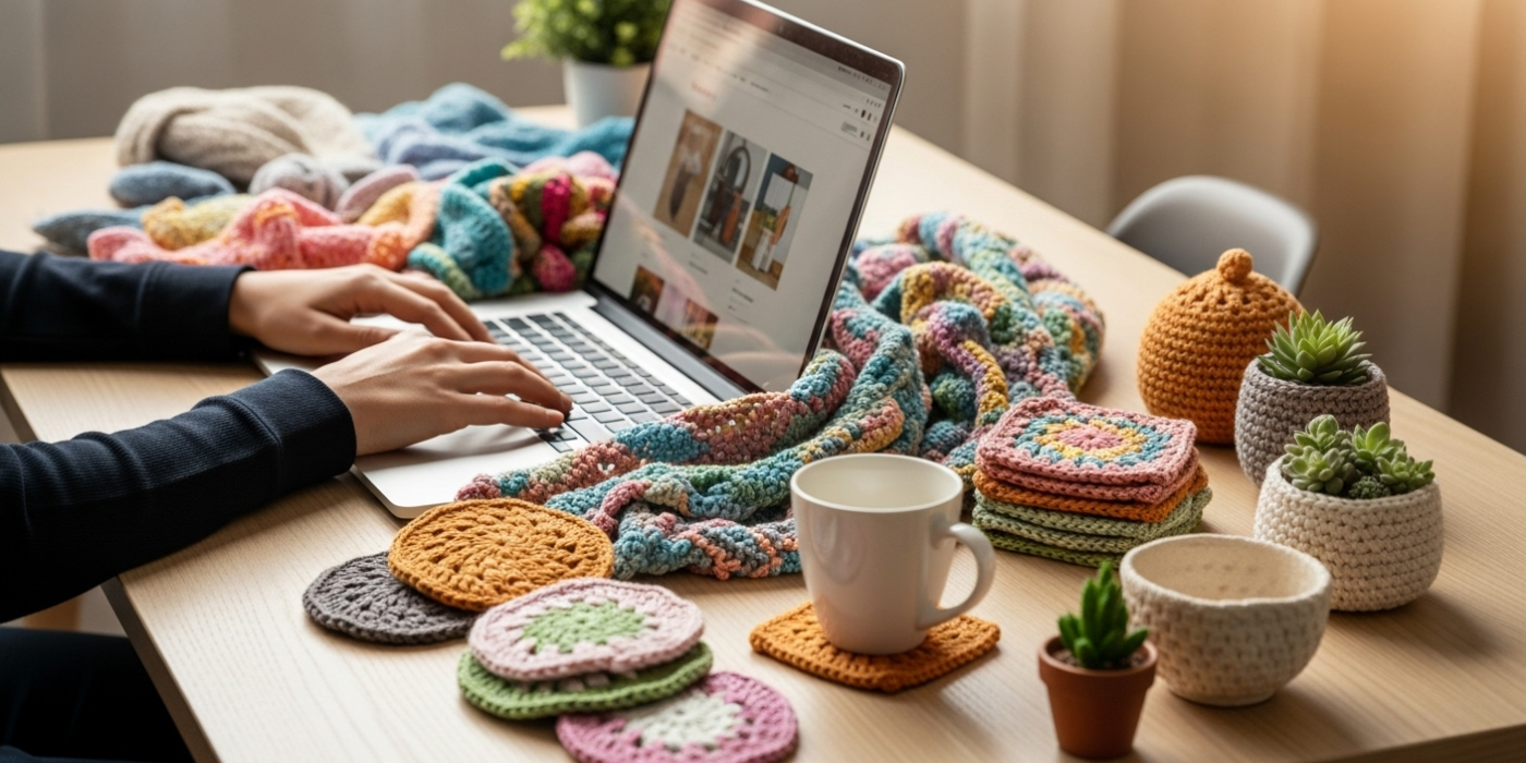 How to Sell Crochet Projects Online Without Feeling Overwhelmed