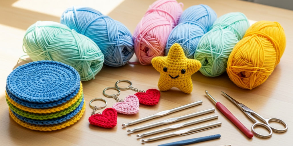 What are the easiest crochet projects for beginners to gift